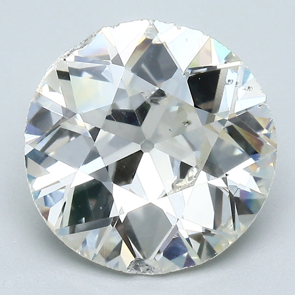 3.87 Carat Old European Cut Vintage Natural Mined Diamond K Color SI2 Clarity With GIA Certificate, natural diamonds, precious stones, engagement diamonds