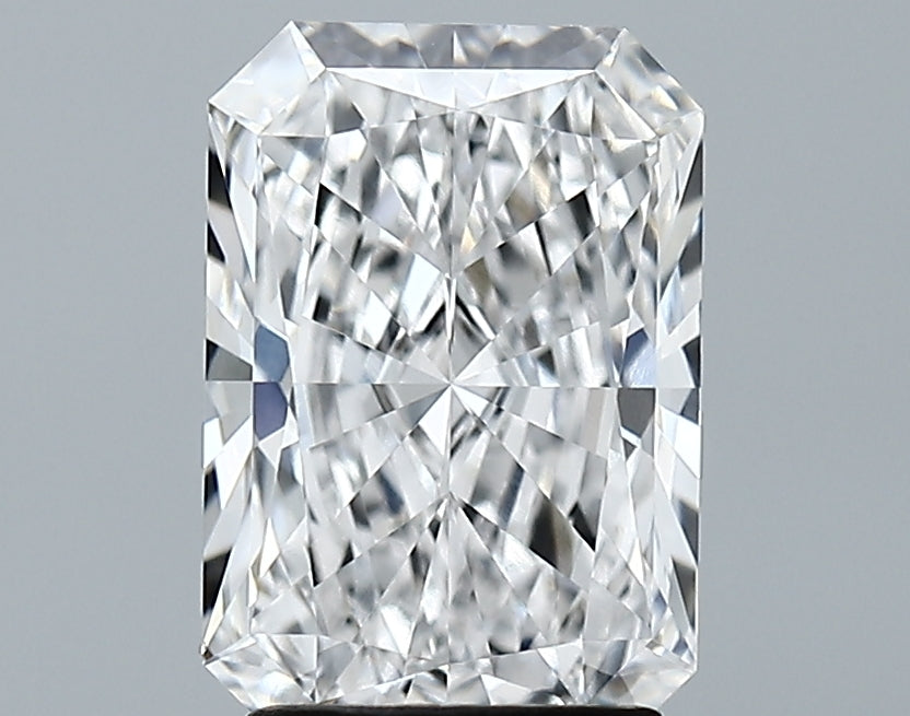 Lab-Grown 2.53 Carat Radiant Cut Diamond color E Clarity VVS2 With GIA Certificate, precious stones, engagement diamonds