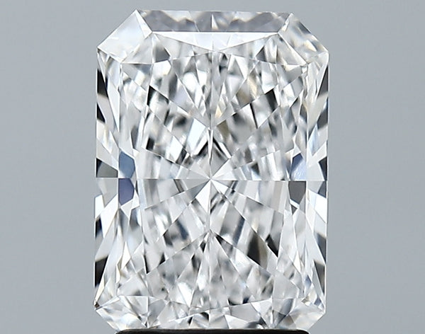 Lab-Grown 2.53 Carat Radiant Cut Diamond color E Clarity VVS2 With GIA Certificate, precious stones, engagement diamonds