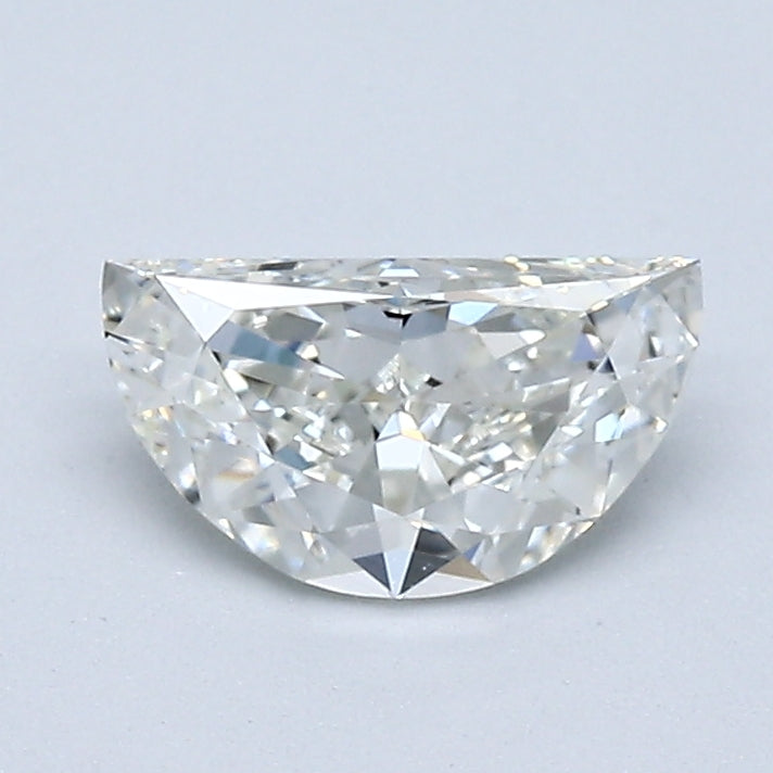 GIA Certified 0.7 Carat Half Moon Shape Diamond Natural I-VVS1 Loose, natural diamonds, precious stones, engagement diamonds