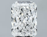 Lab-Grown 3.17 Carat Radiant Cut Diamond color E Clarity VVS1 With GIA Certificate, precious stones, engagement diamonds