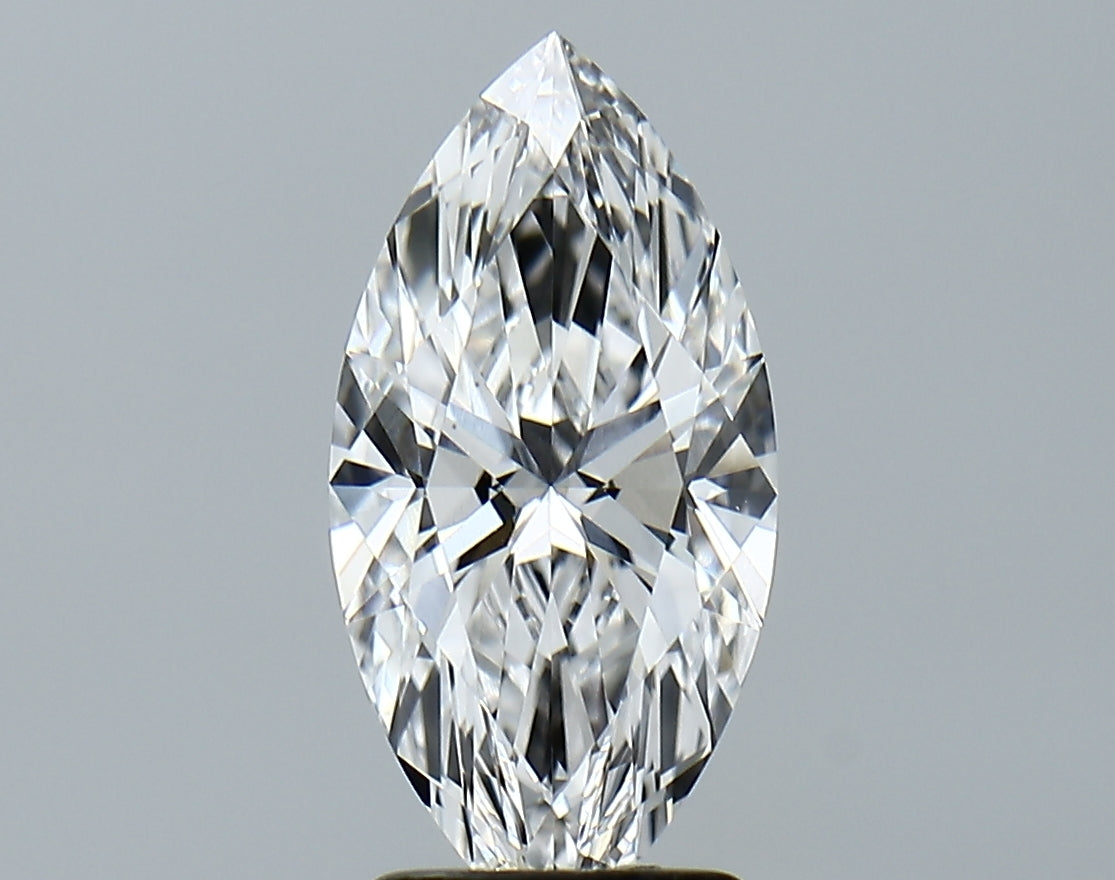 Lab-Grown 2.08 Carat Marquis Shape Diamond color D Clarity VVS2 With GIA Certificate, precious stones, engagement diamonds