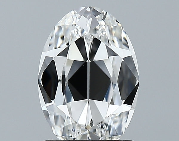 Lab-Grown 1.55 Carat Antique Oval Shape Diamond color F Clarity VS2 With GIA Certificate, precious stones, engagement diamonds