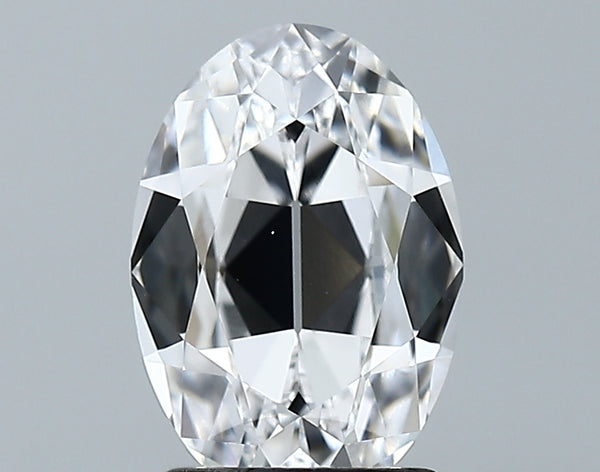 Lab-Grown 2.09 Carat Antique Oval Shape Diamond color D Clarity VVS2 With GIA Certificate, precious stones, engagement diamonds