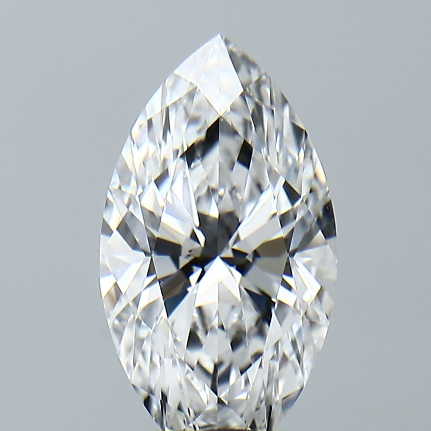 Lab-Grown 2.57 Carat Marquis Shape Diamond color E Clarity VVS2, precious stones, engagement diamonds