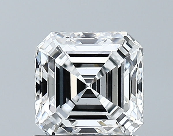 Lab-Grown 1.13 Carat Asscher Cut Diamond color E Clarity VS1 With GIA Certificate, precious stones, engagement diamonds