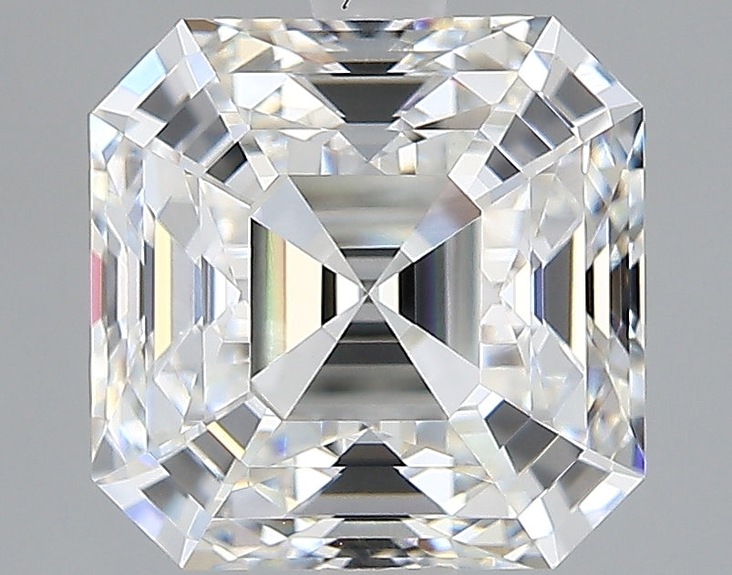 Lab-Grown 2.56 Carat Asscher Cut Diamond color E Clarity VVS2, precious stones, engagement diamonds
