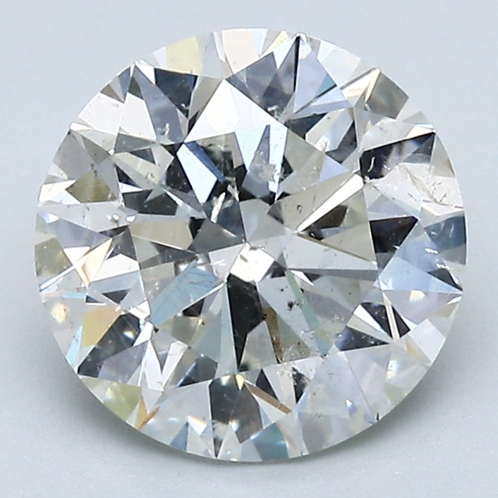 2.50 Carat Round Brilliant Natural Mined Diamond I Color I1 Clarity With GIA Certificate, natural diamonds, precious stones, engagement diamonds