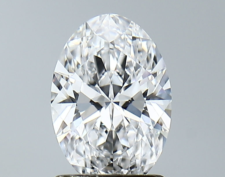 Lab-Grown 1.35 Carat Oval Shape Diamond color D Clarity VVS1 With GIA Certificate, precious stones, engagement diamonds