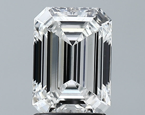 Lab-Grown 1.72 Carat Emerald Cut Diamond color E Clarity VS1 With GIA Certificate, precious stones, engagement diamonds