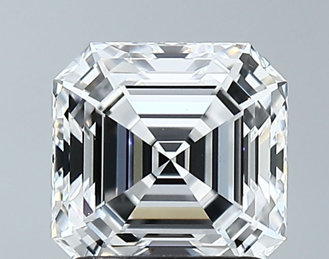 Lab-Grown 1.83 Carat Asscher Cut Diamond color E Clarity VS1 With GIA Certificate, precious stones, engagement diamonds