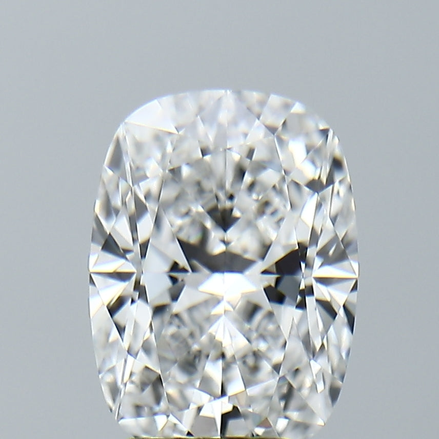 Lab-Grown 3.16 Carat Cushion Brilliant Diamond color E Clarity VVS2, precious stones, engagement diamonds