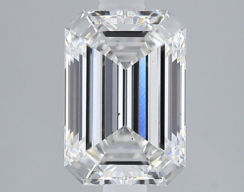 Lab-Grown 2.13 Carat Emerald Cut Diamond color E Clarity VS2 With GIA Certificate, precious stones, engagement diamonds