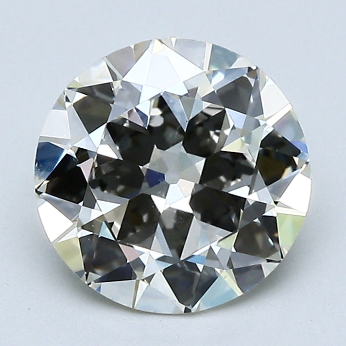 2.03 Carat Old European Cut Diamond Art Deco Natural L-SI1 Engagement GIA, natural diamonds, precious stones, engagement diamonds