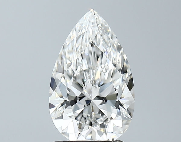 Lab-Grown 1.60 Carat Pear Shape Diamond color E Clarity VVS2, precious stones, engagement diamonds