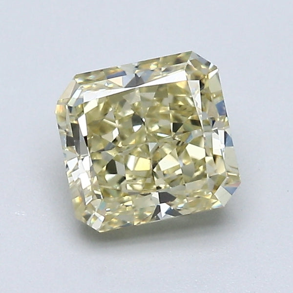 1.15 Carat Radiant Cut Natural Mined Diamond Fancy Light Brownish Yellow Color VVS2 Clarity With GIA Certificate, natural diamonds, precious stones, engagement diamonds