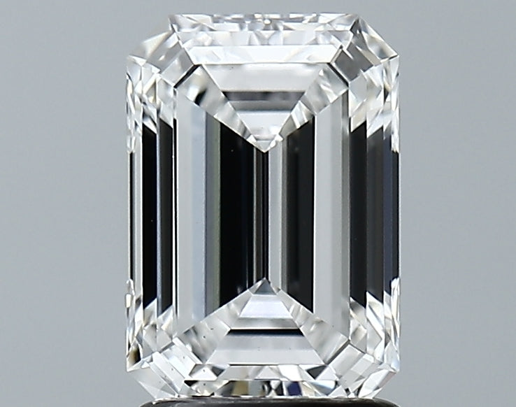 Lab-Grown 1.76 Carat Emerald Cut Diamond color D Clarity VS1, precious stones, engagement diamonds