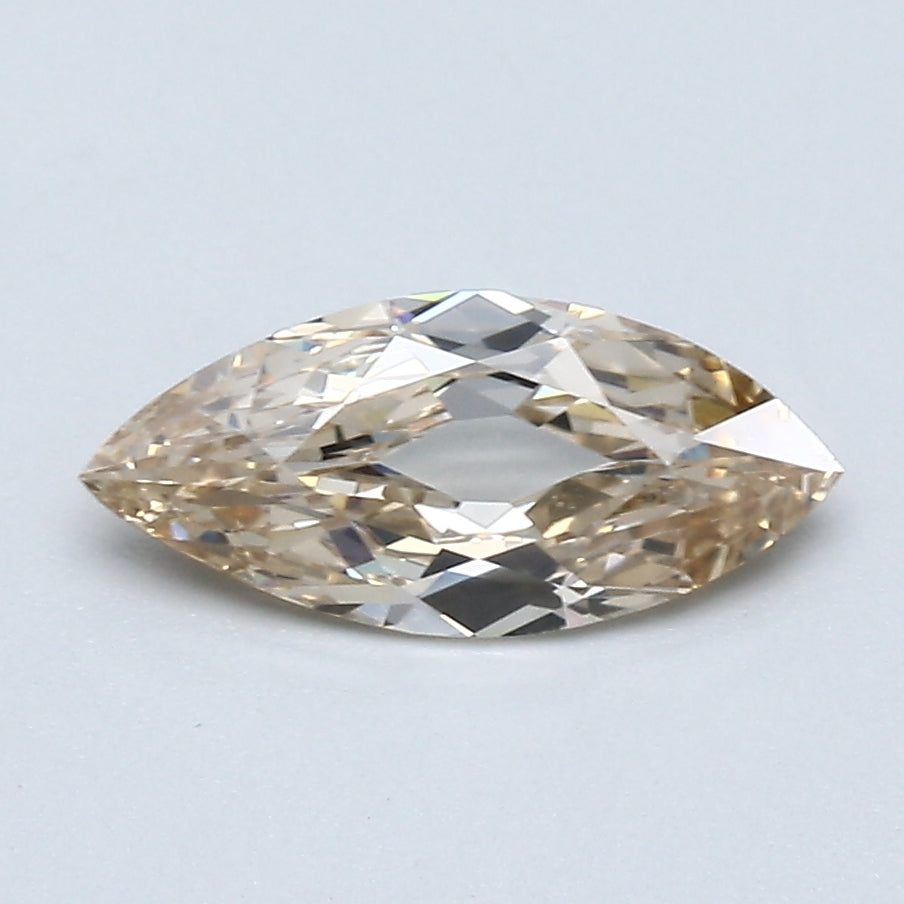0.78 Carat Marquis Shape Natural Mined Diamond Fancy Light Brownish Yellow Color VS1 Clarity With GIA Certificate, natural diamonds, precious stones, engagement diamonds