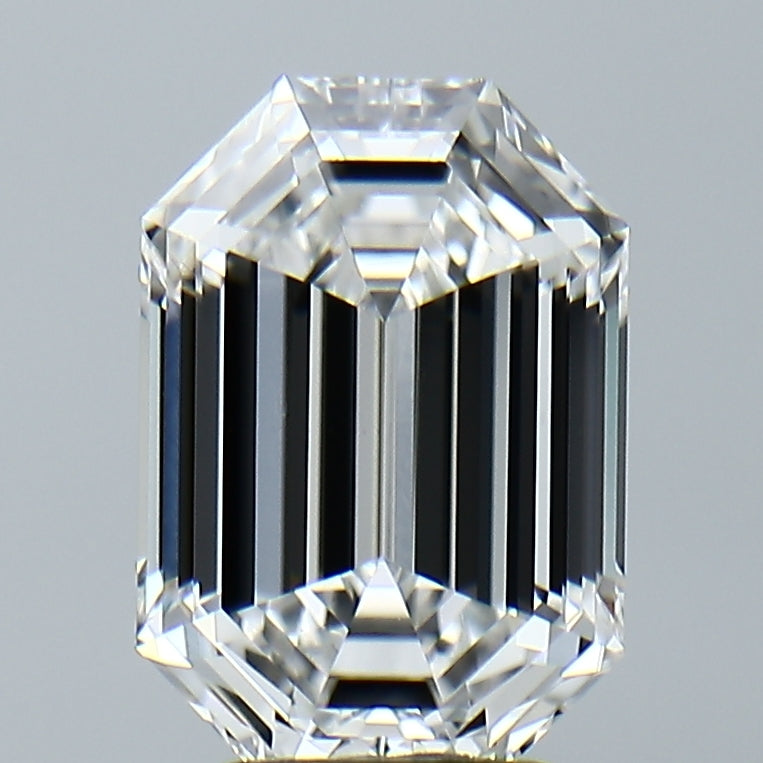 Lab-Grown 3.20 Carat Emerald Cut Diamond color D Clarity VS1, precious stones, engagement diamonds
