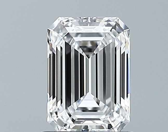 Lab-Grown 0.95 Carat Emerald Cut Diamond color D Clarity VVS2, precious stones, engagement diamonds