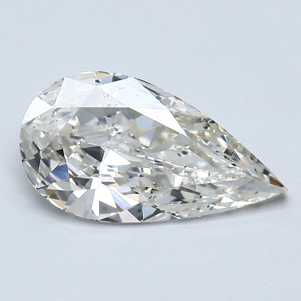2.01 Carat Pear Shape Natural Mined Diamond K Color SI1 Clarity With GIA Certificate, natural diamonds, precious stones, engagement diamonds