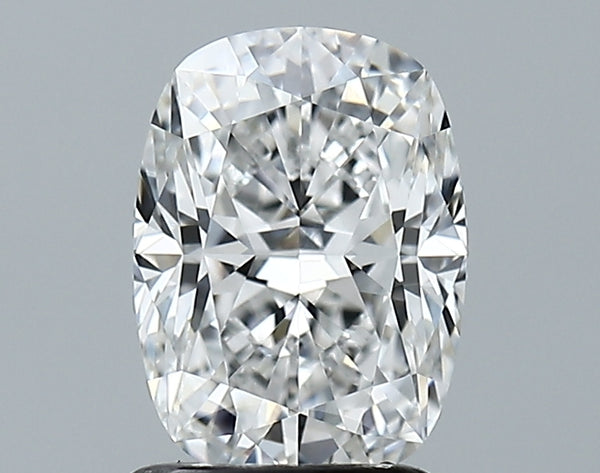 Lab-Grown 1.52 Carat Cushion Brilliant Diamond color D Clarity VVS2, precious stones, engagement diamonds