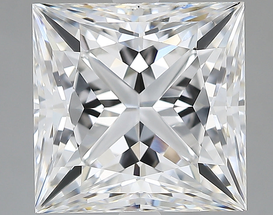 Lab-Grown 4.54 Carat Princess Cut Diamond color E Clarity VVS2, precious stones, engagement diamonds