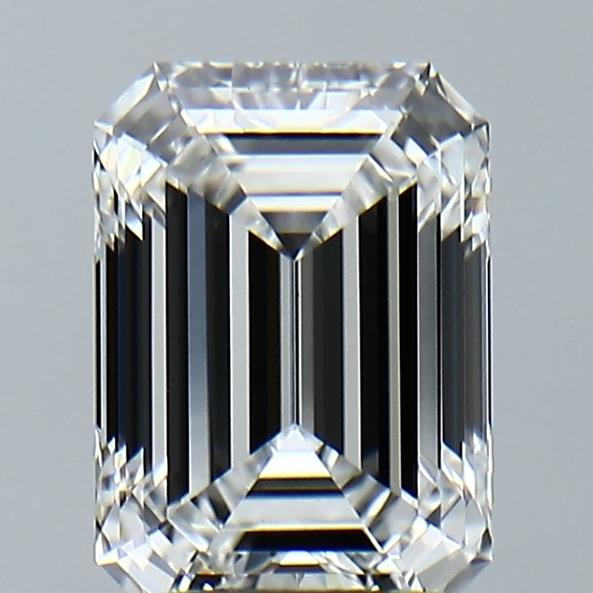 Lab-Grown 2.56 Carat Emerald Cut Diamond color E Clarity VS1, precious stones, engagement diamonds