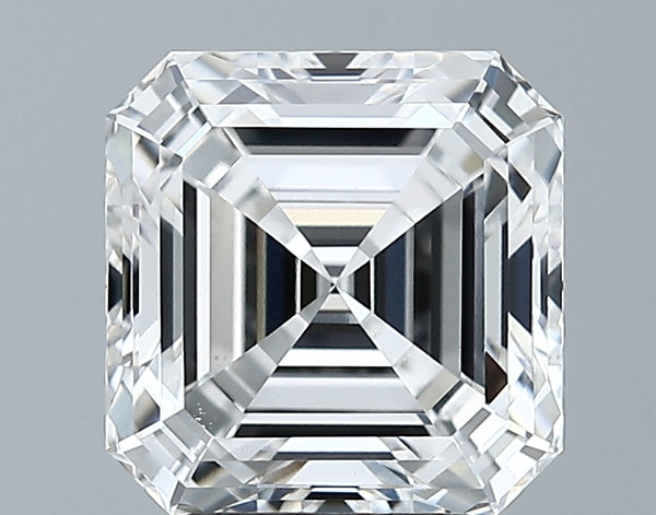 Lab-Grown 3.60 Carat Asscher Cut Diamond color D Clarity VS1 With GIA Certificate, precious stones, engagement diamonds