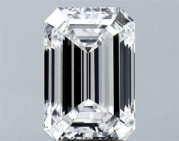 Lab-Grown 2.78 Carat Emerald Cut Diamond color E Clarity VS1 With GIA Certificate, precious stones, engagement diamonds