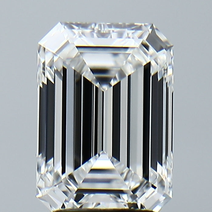 Lab-Grown 2.71 Carat Emerald Cut Diamond color E Clarity VVS2, precious stones, engagement diamonds