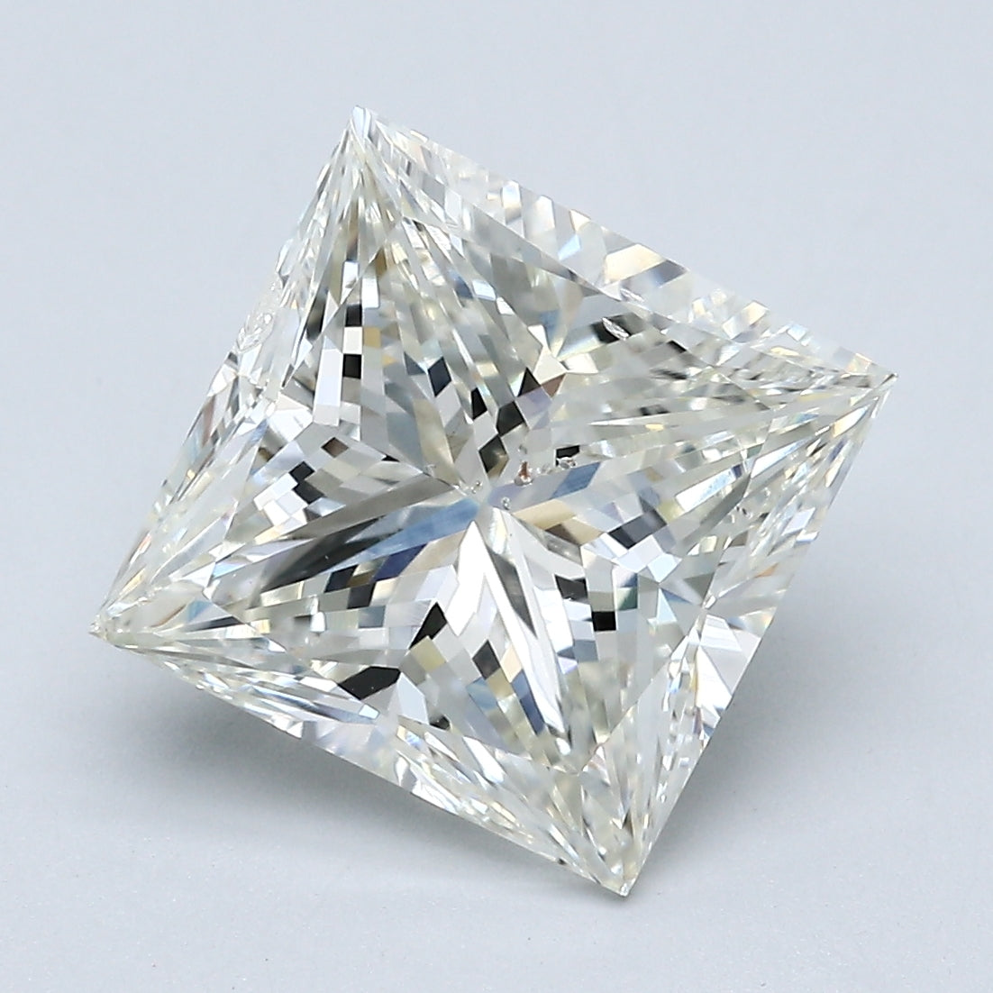 Loose Natural 5.01 Ct Princess Cut Diamond GIA Certified J-SI2, natural diamonds, precious stones, engagement diamonds