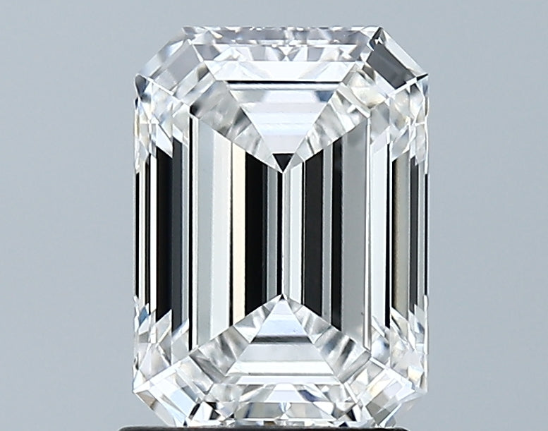 Lab-Grown 1.74 Carat Emerald Cut Diamond color E Clarity VS1 With GIA Certificate, precious stones, engagement diamonds