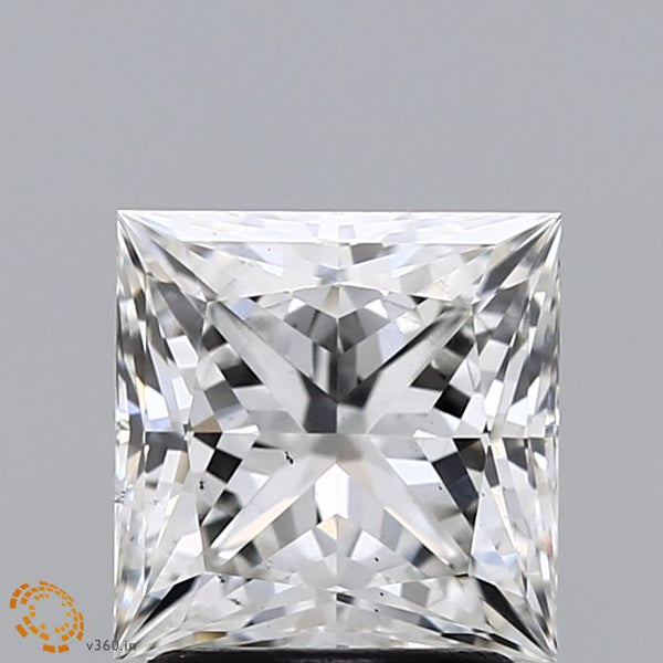 Lab-Grown 2.15 Carat Princess Cut Diamond color G Clarity VS2 With GIA Certificate, precious stones, engagement diamonds