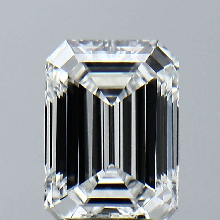Lab-Grown 2.73 Carat Emerald Cut Diamond color E Clarity VVS2, precious stones, engagement diamonds
