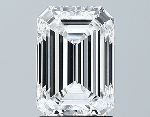 Lab-Grown 1.97 Carat Emerald Cut Diamond color E Clarity VS1 With GIA Certificate, precious stones, engagement diamonds