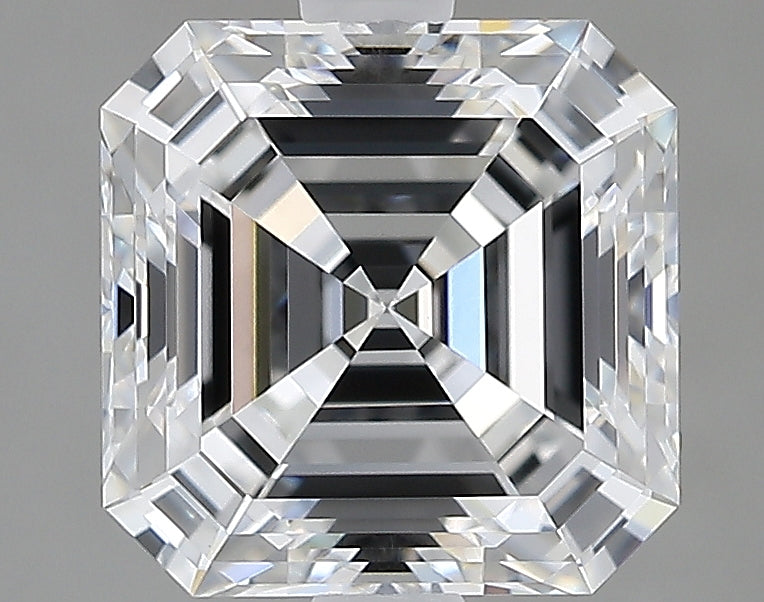 Lab-Grown 2.04 Carat Asscher Cut Diamond color E Clarity VVS2, precious stones, engagement diamonds