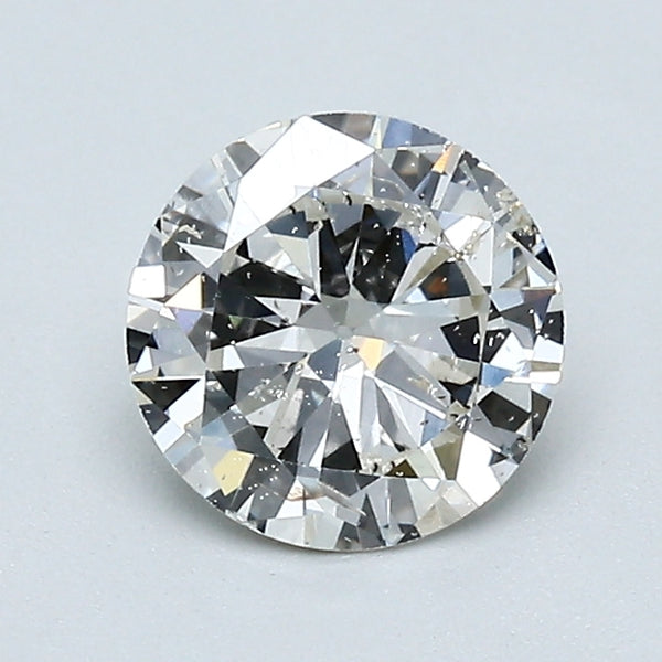 0.92 Carat Round Brilliant Natural Mined Diamond J Color I1 Clarity With GIA Certificate, natural diamonds, precious stones, engagement diamonds