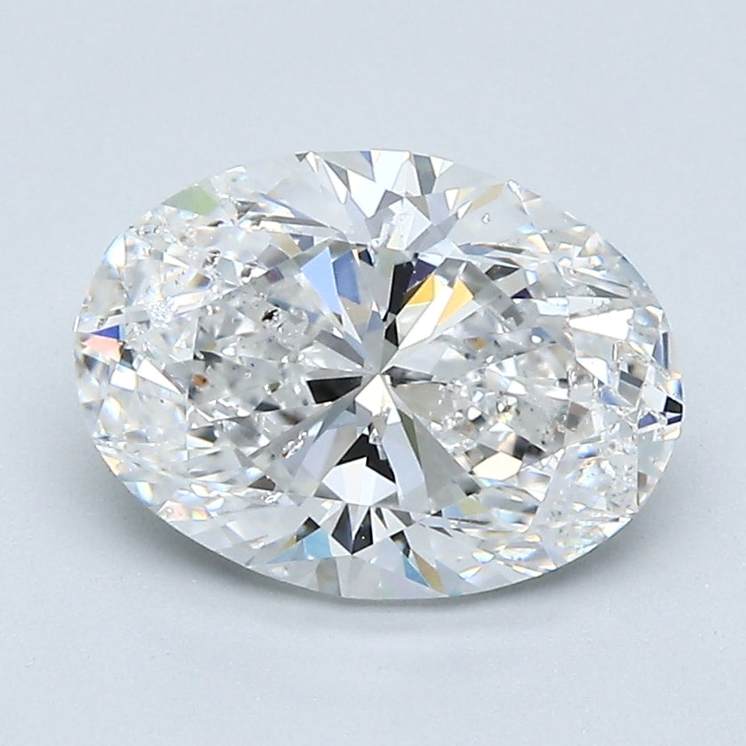 2.51 Carat Oval Shape Diamond Natural E-SI2 with GIA Certificate, natural diamonds, precious stones, engagement diamonds
