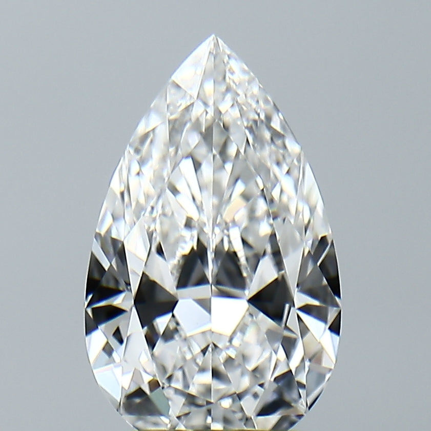 Lab-Grown 2.24 Carat Pear Shape Diamond color E Clarity VVS2, precious stones, engagement diamonds