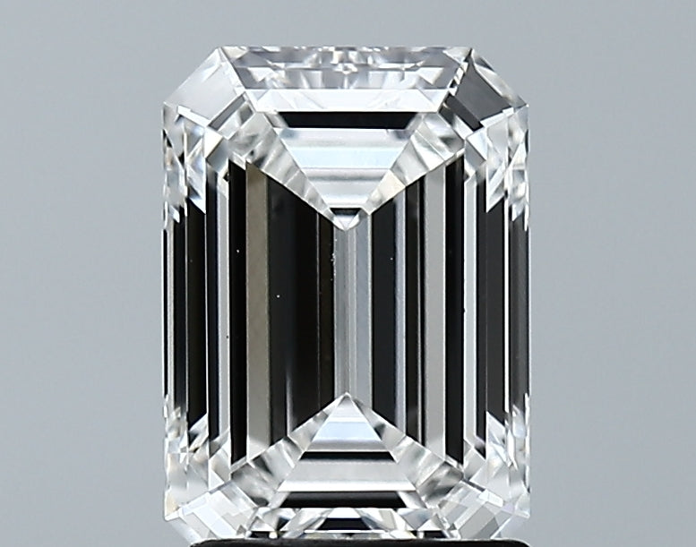 Lab-Grown 2.02 Carat Emerald Cut Diamond color D Clarity VVS2, precious stones, engagement diamonds