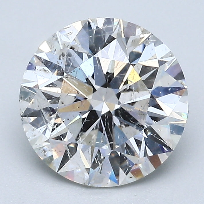 2.00 Carat Round Brilliant Natural Mined Diamond H Color I1 Clarity With GIA Certificate, natural diamonds, precious stones, engagement diamonds