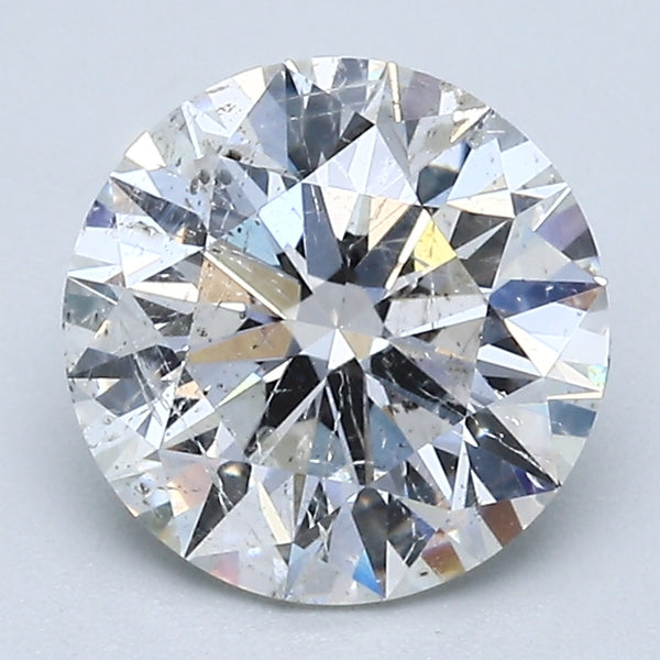 2.00 Carat Round Brilliant Natural Mined Diamond H Color I1 Clarity With GIA Certificate, natural diamonds, precious stones, engagement diamonds