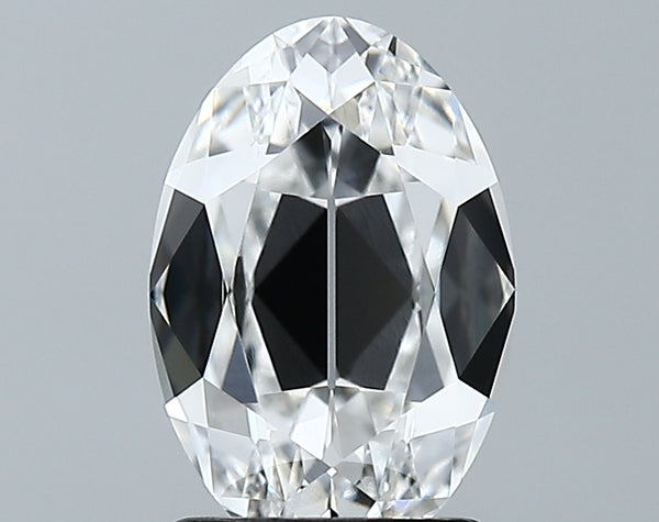 Lab-Grown 2.09 Carat Antique Oval Shape Diamond color E Clarity VVS1 With GIA Certificate, precious stones, engagement diamonds