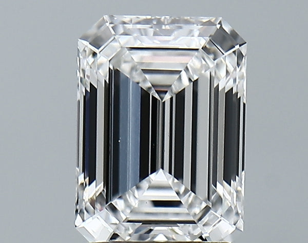 Lab-Grown 2.03 Carat Emerald Cut Diamond color E Clarity VS1 With GIA Certificate, precious stones, engagement diamonds