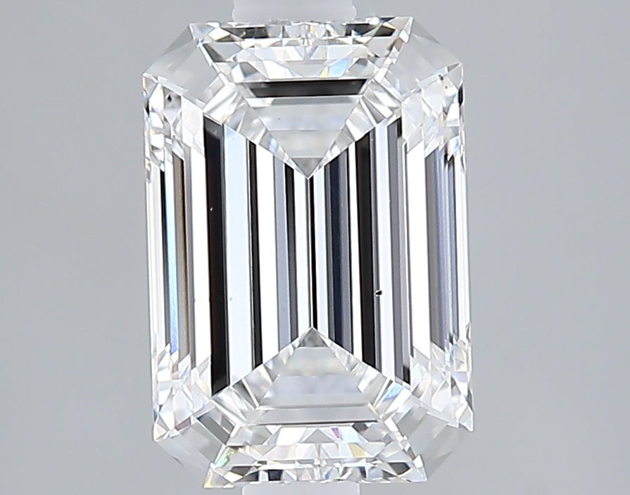 Lab-Grown 2.02 Carat Emerald Cut Diamond color D Clarity VS2 With GIA Certificate, precious stones, engagement diamonds