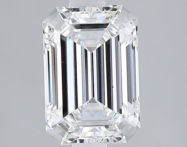 Lab-Grown 2.02 Carat Emerald Cut Diamond color D Clarity VS2 With GIA Certificate, precious stones, engagement diamonds