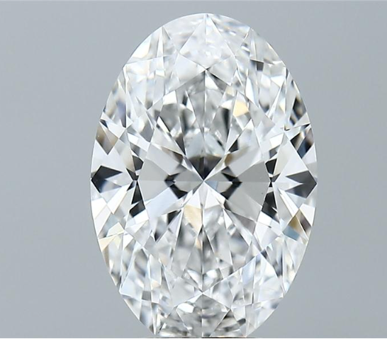 Lab-Grown 3.56 Carat Oval Shape Diamond color D Clarity VS1 With GIA Certificate, precious stones, engagement diamonds