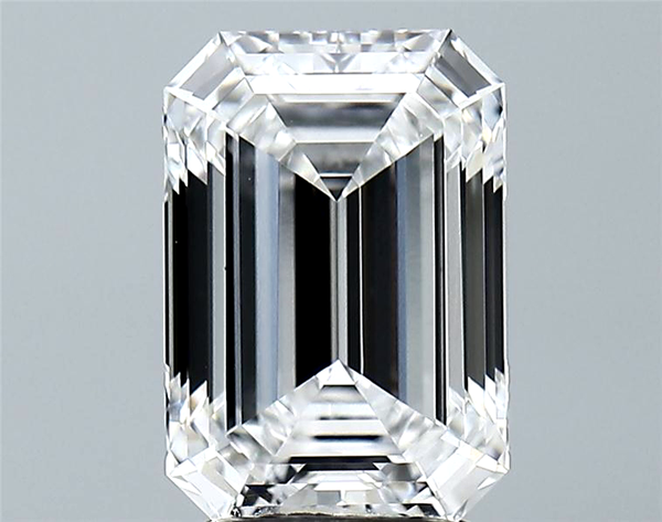 Lab-Grown 2.80 Carat Emerald Cut Diamond color E Clarity VVS2 With GIA Certificate, precious stones, engagement diamonds