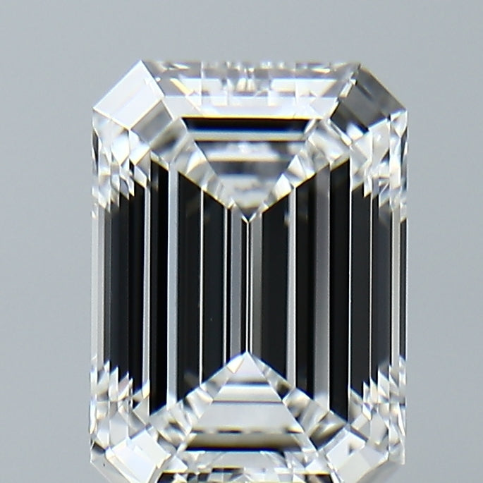 Lab-Grown 2.54 Carat Emerald Cut Diamond color E Clarity VVS2, precious stones, engagement diamonds